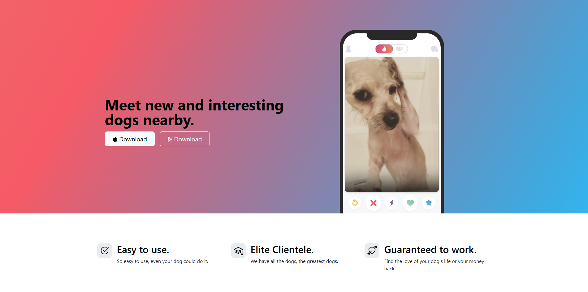 Tindog-project screenshot